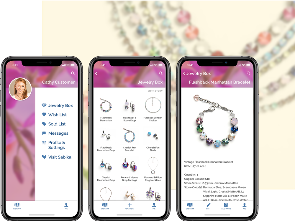 Sabika Jewelry Box App Mockup